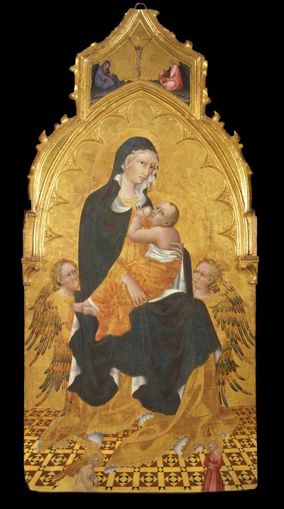 Madonna con bambino e angeli; Annunciazione da Giovanni di Paolo